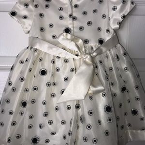 Black and White Toddler Dress